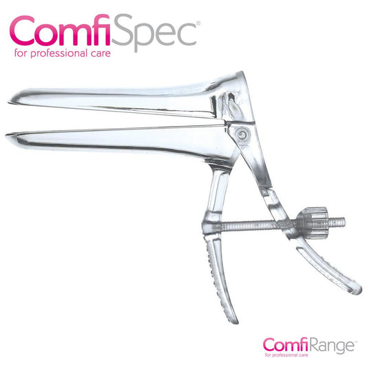 Comfispec Vaginal Speculum Broad With Lock Small (Pack of 25)