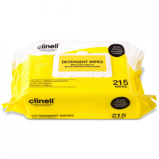 Clinell Detergent Wipes (Pack of 215)