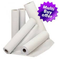 Couch Rolls - 20inch x 40 Meter -2Ply Pack of 12 (white)