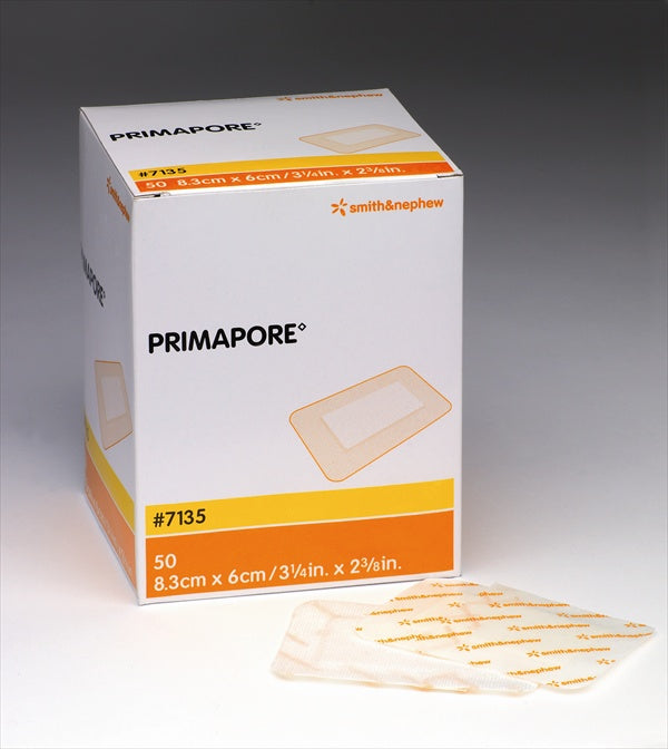 PRIMAPORE  Adhesive Surgical Dressing (8.3 cm X 6 cm)-50