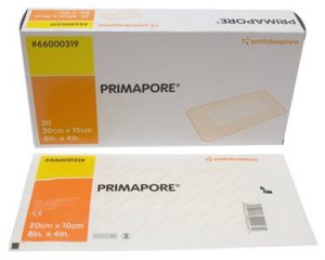 PRIMAPORE  Adhesive Surgical Dressing (20 x10 cm)-20 <br/><span class="skuid"> SKU : 2ZDR07  </span>