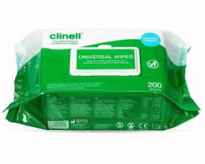 Clinell universal wipes 200  SKU : 4ZIC25