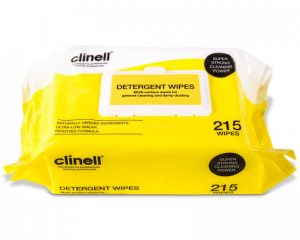 Clinell Detergent Wipes (Pack of 215)  <br/><span class="skuid"> SKU : 4ZIC28 – 215 </span>