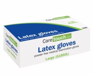 Powder Free Non-sterile Latex Gloves (Pack of 100)  SKU : 3ZGL03-Latex